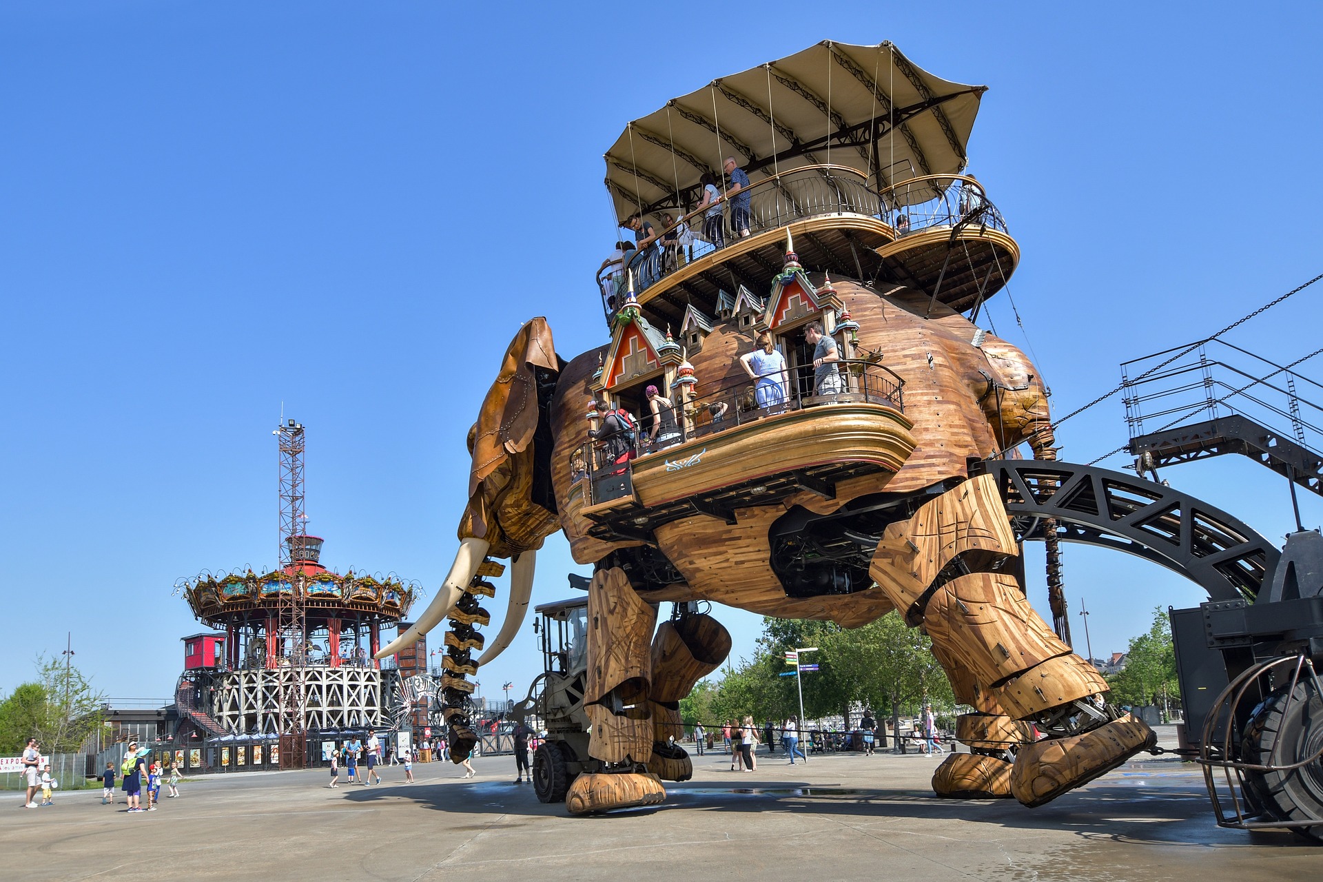 Pixabay activités Nantes Elephant mécanique Nantes elephant géant Nantes2