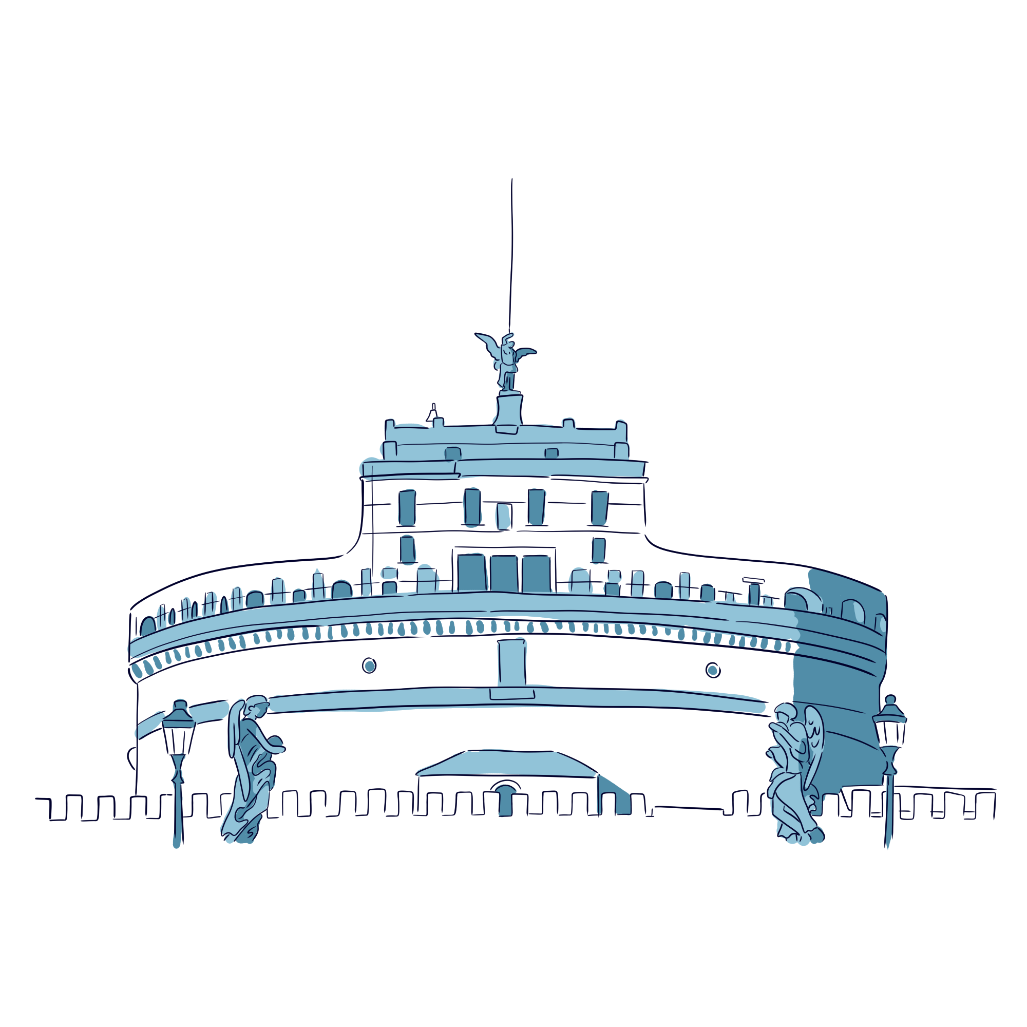 12 les fosses du chateau saint ange rome 2