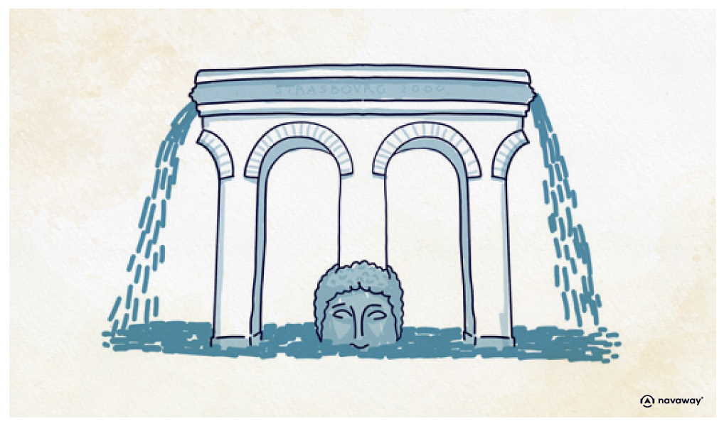 25 fontaine de Janus strasbourg poi grand