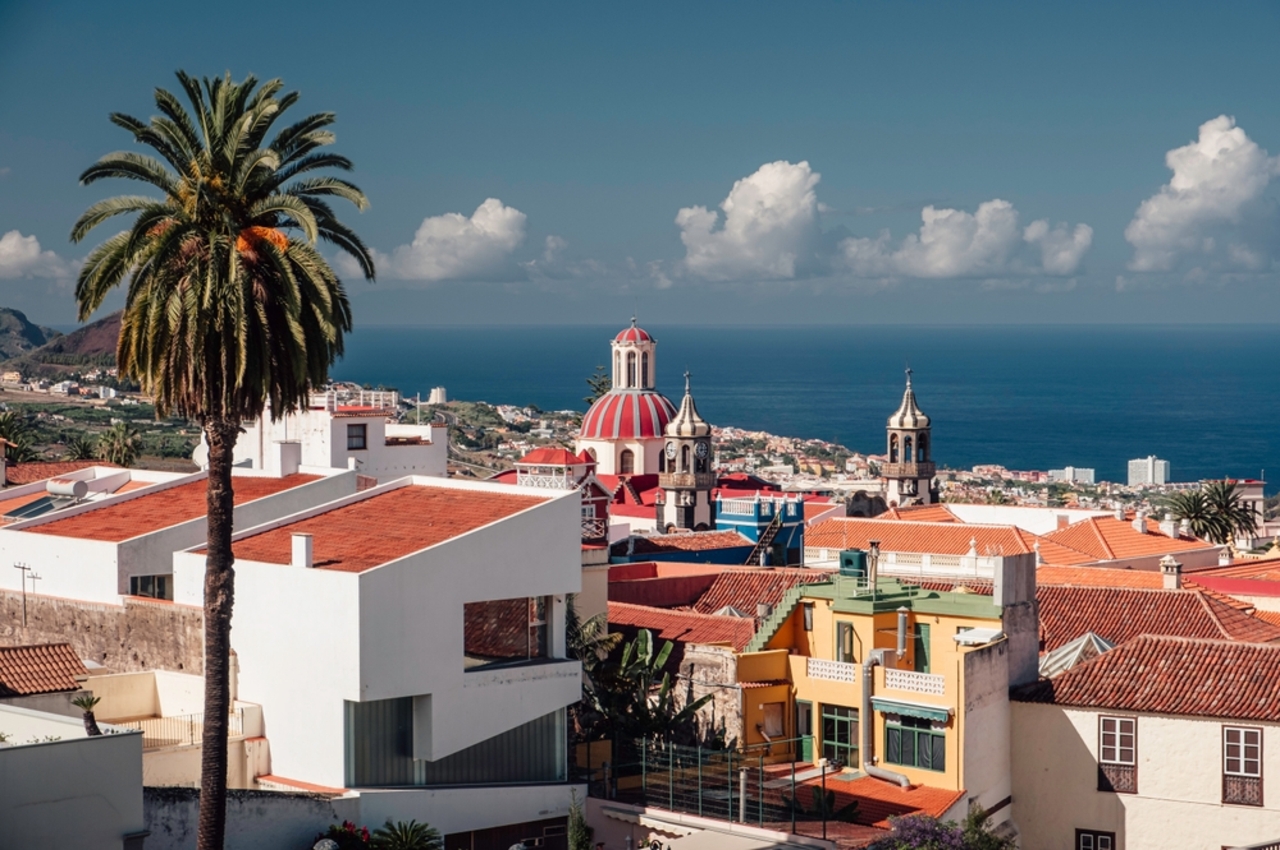 The,Domes,Of,The,Colored,Church,In,La,Orotava,In