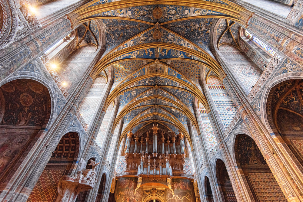 Albi,,France, ,6,May,,2019:,Ceiling,Of,The,Cathedral