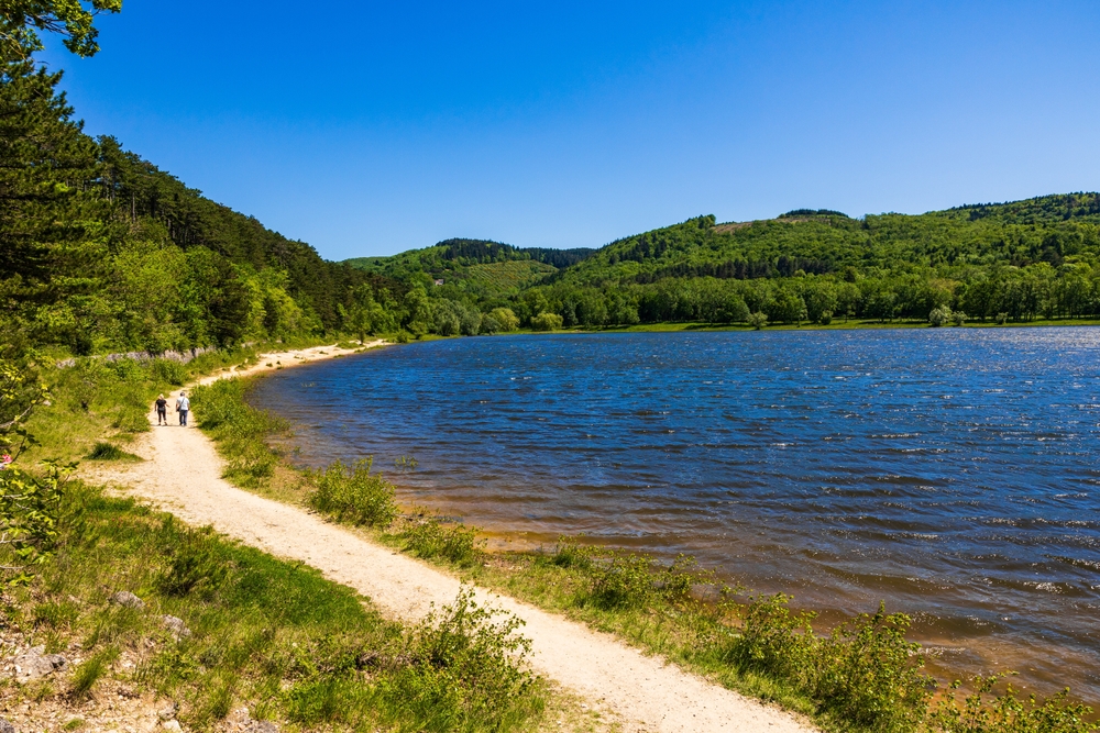 Lac,De,Saint ferréol,,A,Unesco,World,Heritage,Site,,Surrounded,By