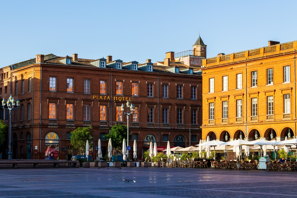 Toulouse,,France, ,05,03,2025,:,Brick,Facades,Around