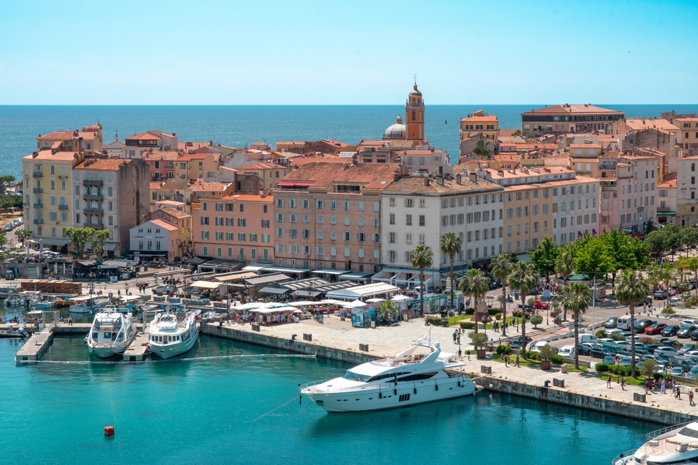 Ajaccio,,Corsica.,May,13,2025:,Turquoise,Crystal,Water,At,Waterfront