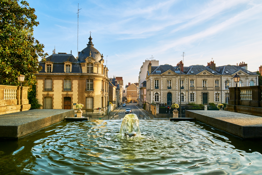 Entrance,Of,Thabor,Park,,Rennes,City,,Brittany,,France