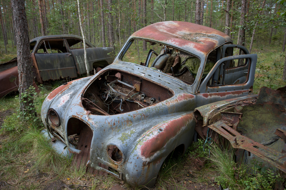 Scrap,Yard,Ryd,,Kyrko,Mosse,In,Sweden
