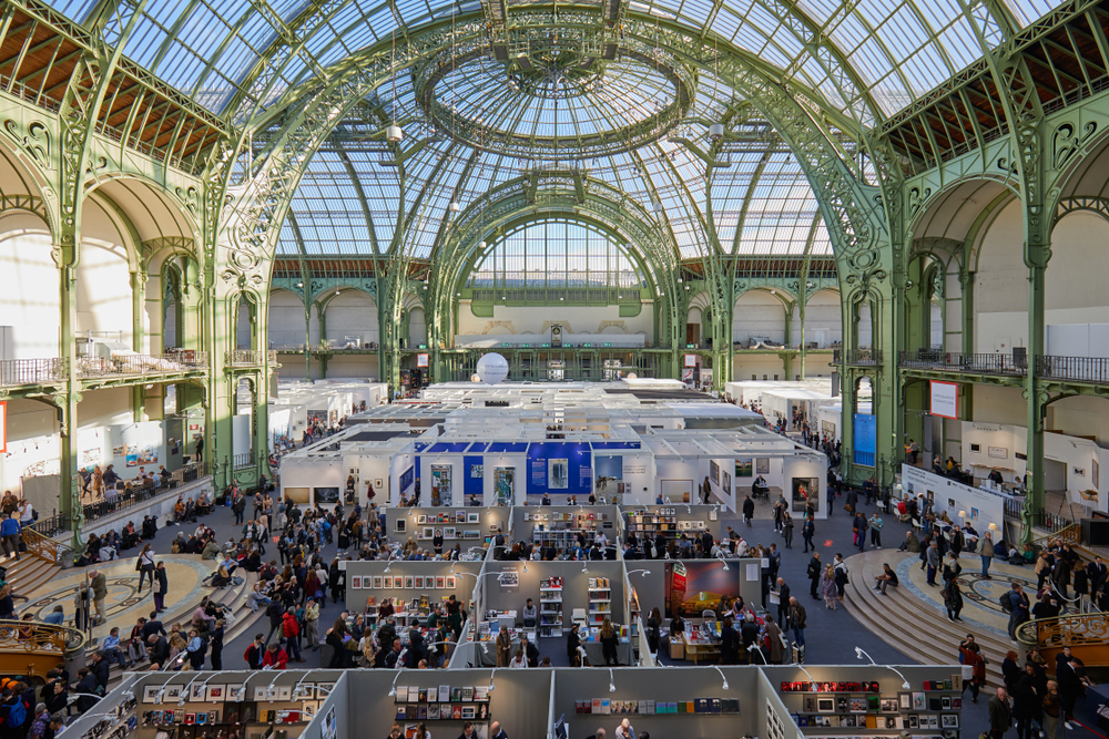 Paris, ,November,8,,2018:,Paris,Photo,Art,Fair,With