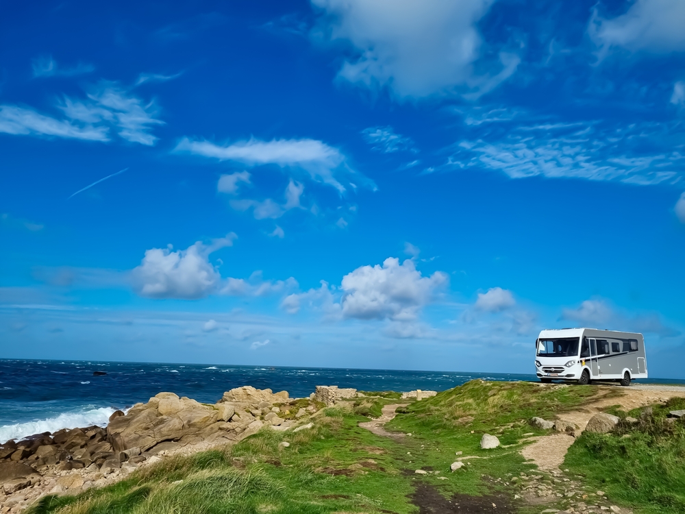 Motorhome,With,The,Best,View,At,Cap,Lévi,,Normandy