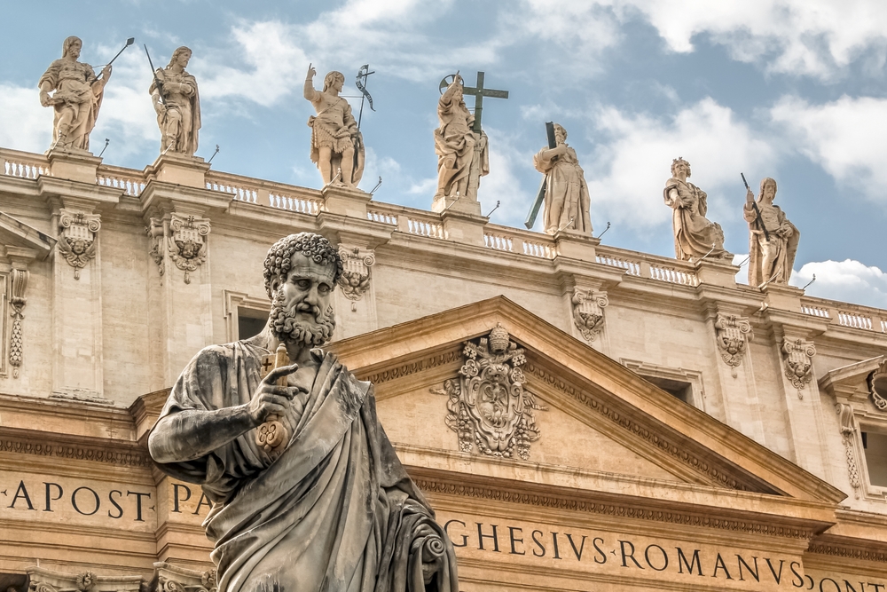 Vatican,City,,Rome:,St.,Peter's,Basilica,In,The,Vatican,,The